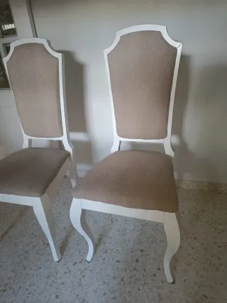 Mesa comedor de diseño madera maciza y 6 sillas