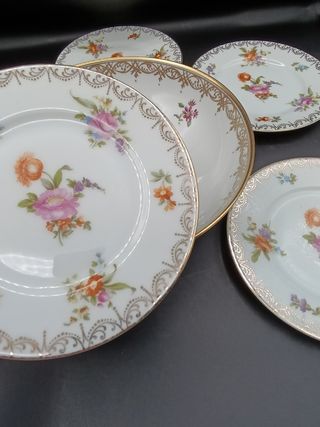 Juego aperitivos porcelana Rosenthal y KPM