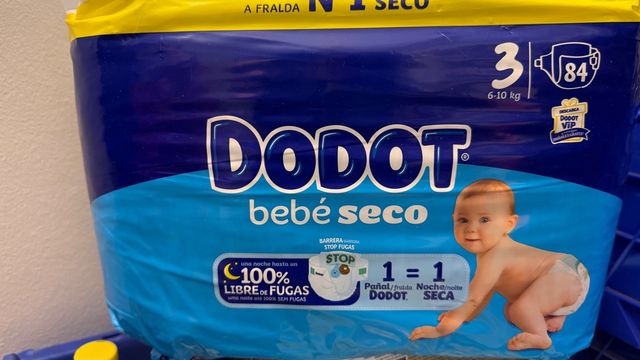 Pañales Dodot Bebé Seco Talla 3 (6-10 kg)
