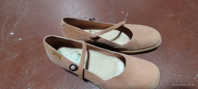 Zapatos Camper Beige  rosa Mujer