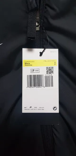 Anorak Nike Therma Fit Negro