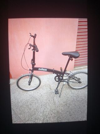 Bicicleta Plegable Nilox Negra