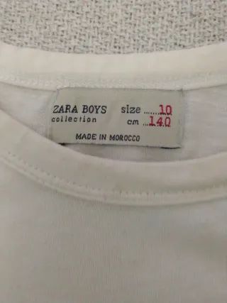 Camiseta blanca con estampado