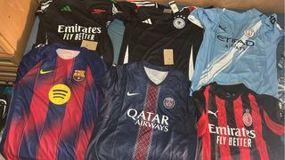 Lote Camisetas Fútbol Varias Tallas