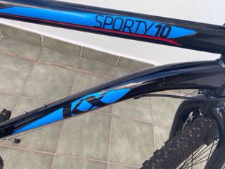 Bicicleta R26 Negra y Azul