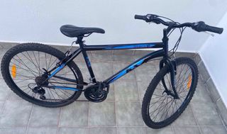 Bicicleta R26 Negra y Azul