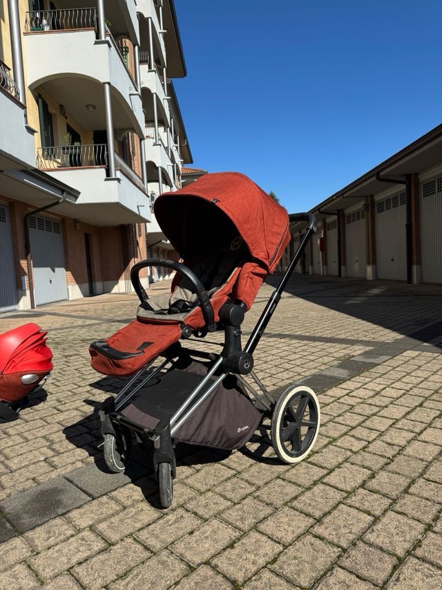 trio cybex priam con base isofix