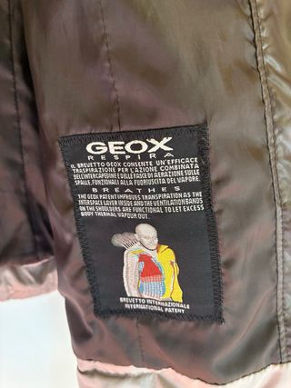 Giubbotto Geox donna beige trapuntato