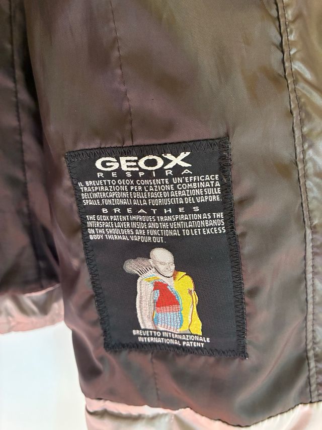 Giubbotto Geox donna beige trapuntato