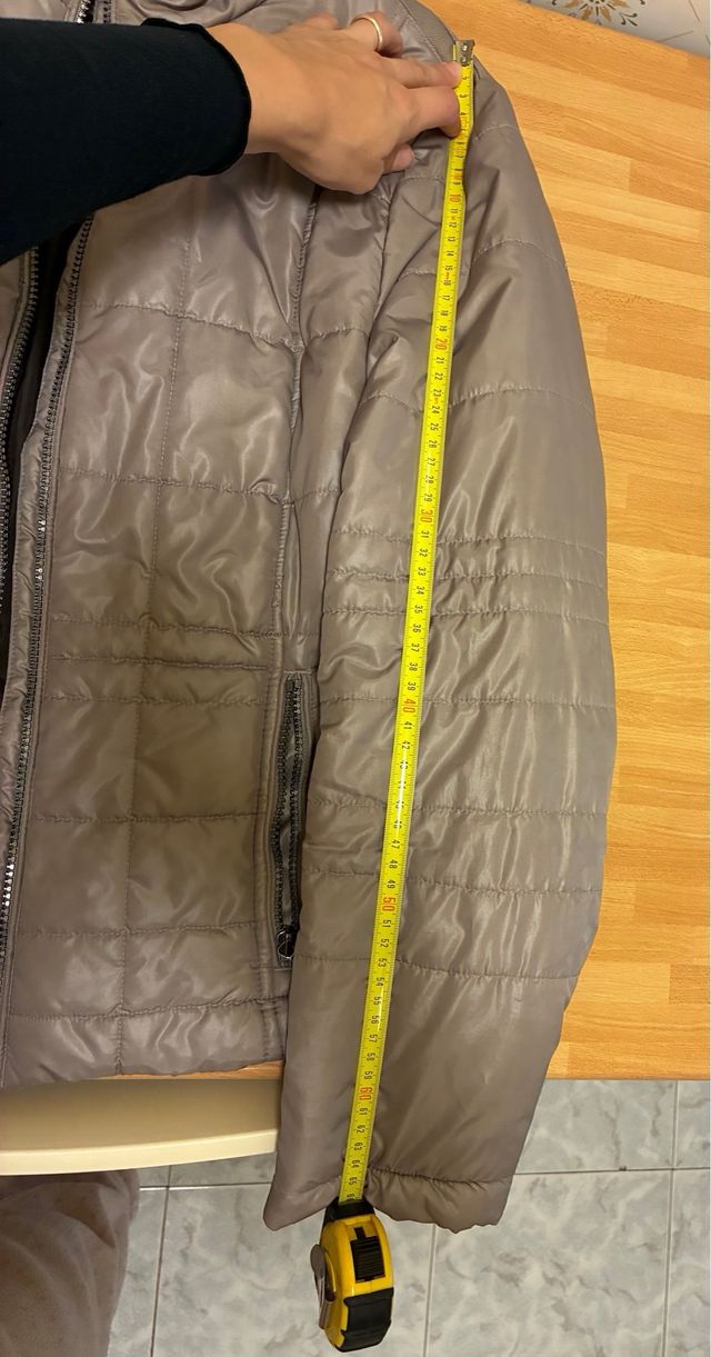 Giubbotto Geox donna beige trapuntato