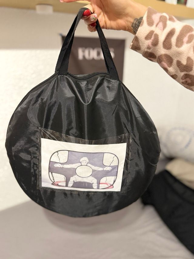 Portería fútbol infantil plegable