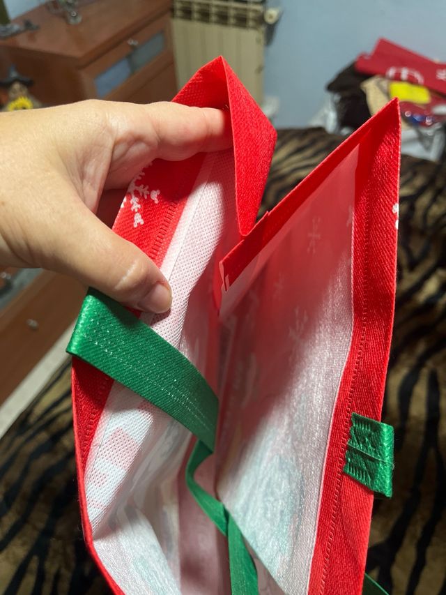 Bolsa Navideña Mickey Mouse Disney Roja