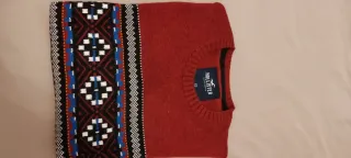 Jersey Hollister chico XS rojo