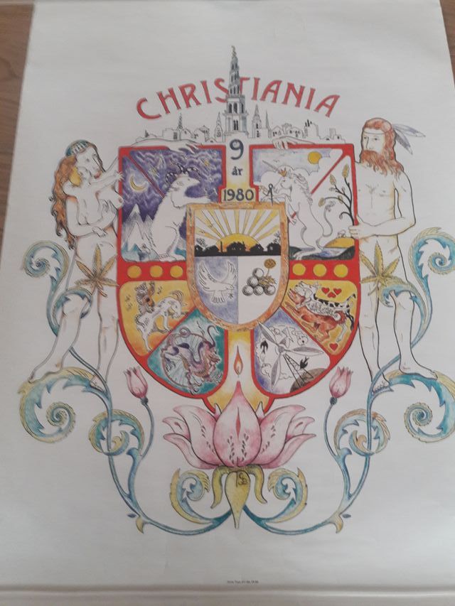 Poster disegno artistico di Christiania