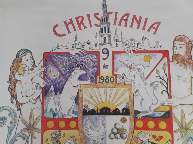 Poster disegno artistico di Christiania
