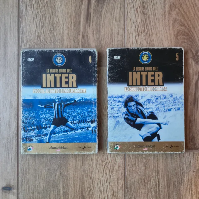 2 DVD La grande storia dell'Inter n.4 e n.5 