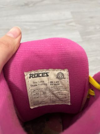 Patines Soy Luna talla 34/35  Protecciones y Casco