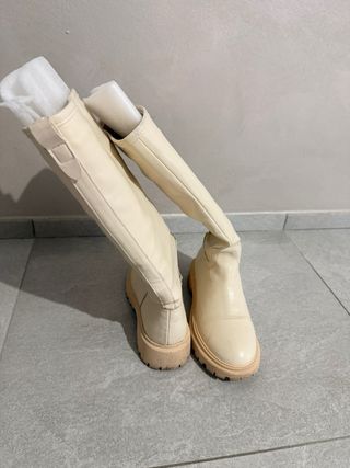 Stivali alti Shein beige Tg 37