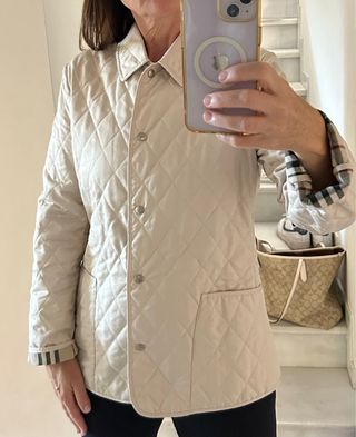 Chaqueta Burberry Heritage acolchada