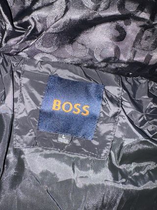Abrigo Boss Negro