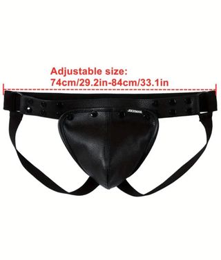 Suspensorios de imitación cuero, ajustables. 