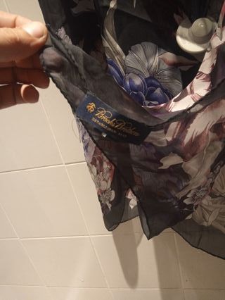 Fular estampado floral