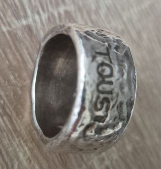 Anillo Tous Hombre Plata