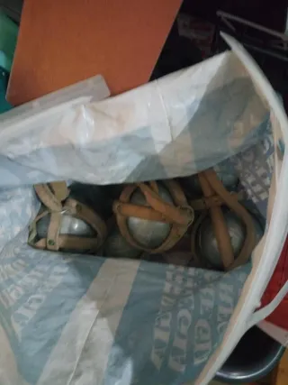 8 Bolas de Petanca Metálicas con Funda