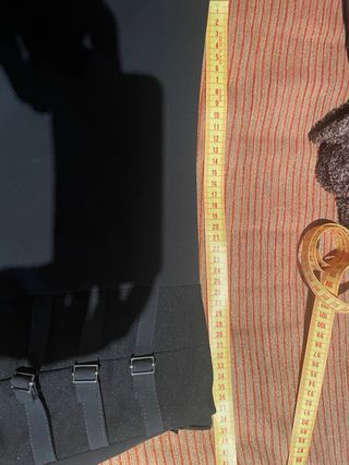 Minifalda negra Caramelo con tiras