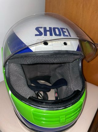 Casco Moto SHOEI Bianco/Verde/Blu