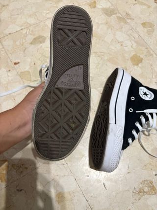 Converse Botas Negras Talla 38