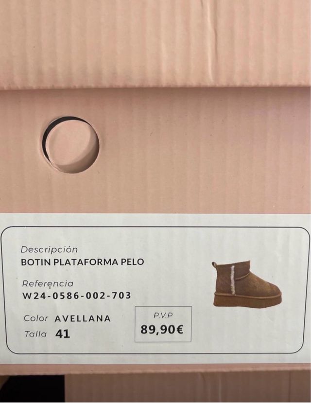 Botines Brownie Plataforma TALLA 41 ÚLTIMA