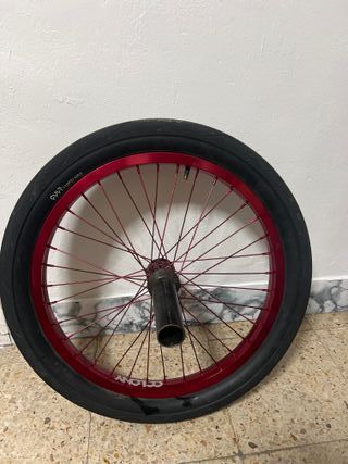 Llanta BMX Colony Roja + Manillar Negro