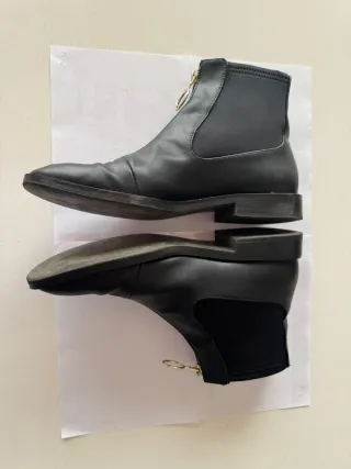 Botas negras mujer talla 39 con cremallera
