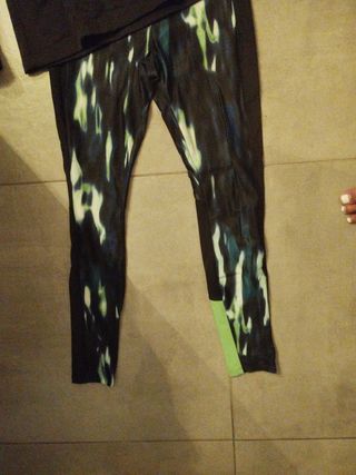 Conjunto blusa y malla estampado