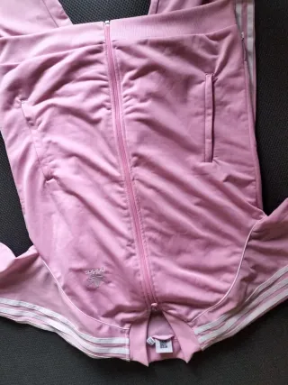 Conjunto Chándal Adidas Rosa Talla 14-15 Años