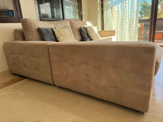 Cjto. de salón: sofá, mesa, mueble TV y estantería