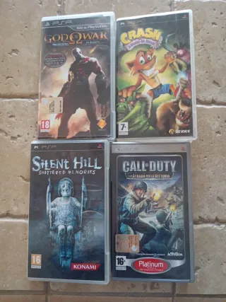 PSP Slim & Lite Nera + 3 Giochi