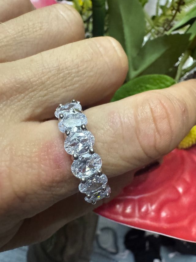 Anillo Plata S925 Talla 56 Ovalado