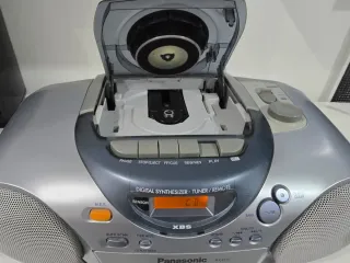 Radio CD Panasonic RX-D15 Plata/Negro