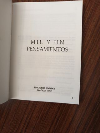 Mil y un pensamientos