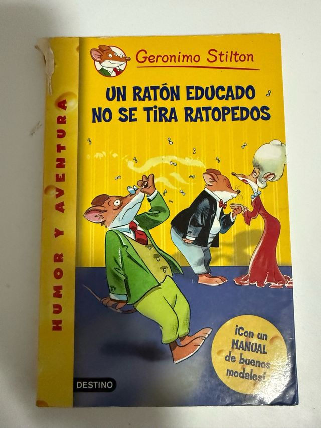 Un ratón educado no se tira ratopedos: Geronimo...