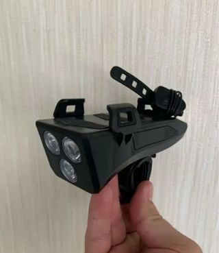 Luz Bicicleta 3 LED + Soporte Móvil