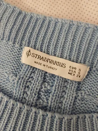 Jersey oversize punto azul Stradivarius