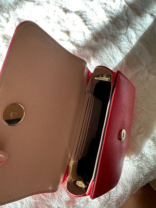 Bolso Tommy Hilfiger Rojo Cadena Dorada