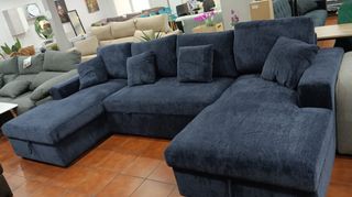 Sofá cama elegante beige/gris