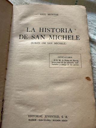 La Historia de San Michele - Axel Munthe