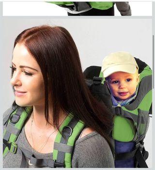 Mochila Portabebés Luvdbaby Verde