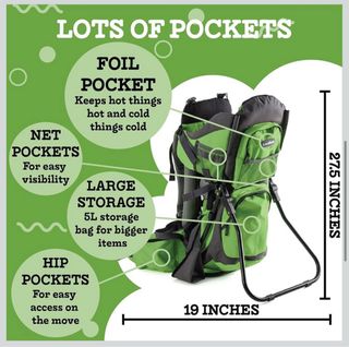 Mochila Portabebés Luvdbaby Verde