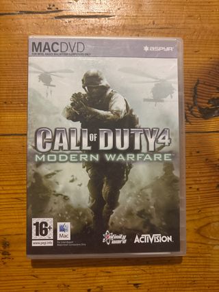 Call of Duty 4 Modern Warfare Mac DVD